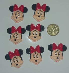 Minnie Mouse Resin Cabochon