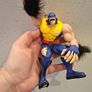 Vintage X-Men ToyBiz Marvel Bone Claws Wolverine Figure RARE deluxe figure Image 2