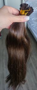 Hair extensions brown