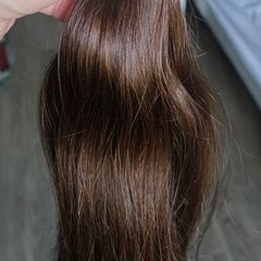 Hair extensions brown
