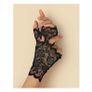 Classy Black Lace Gloves Image 2