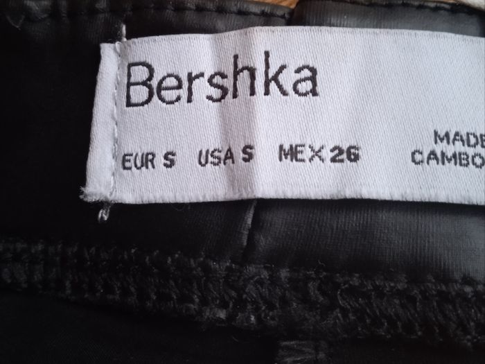 Bershka faux leather leggings