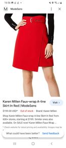 Karen Millen line wrap mini dress - Delivery