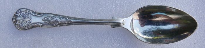 Vintage 12 Silver-Plated Teaspoons in blue presentation Original Case