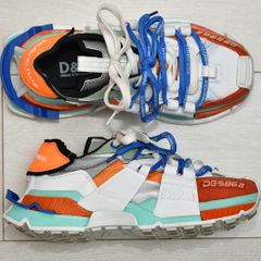 Dolce & Gabbana "Space" Super King Multicolor Sneakers bleu/blanc/orange Size: EU 39