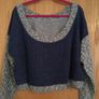 ZARA Cotton Cropped Jumper  Low Back Bardot Image 8