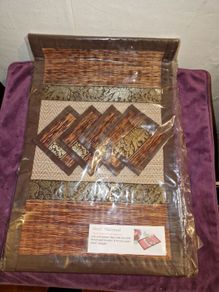 Brand New set of 4 Reed Placemats and coasters