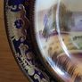 Antique fine Japanese porcelain, 5 bowl plates hand painted with liquid gold in Japan in the 1930s Image 3