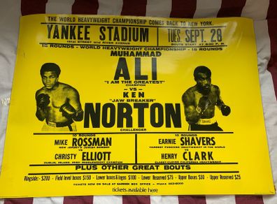 Muhammad Ali vs Ken Norton 3 Poster 86cm x 61.5cm