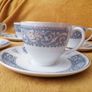 Vintage porcelain set of 6 Johnson Brothers Snowhite Image 9