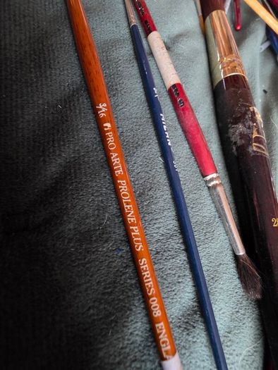 430X Professional Painting Brushes made in England Winsor Newton sable brushes Oil Painting Watercolour Hog bris