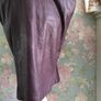 Burger et Mikkelsen leather midi skirt, uk 12 Image 2