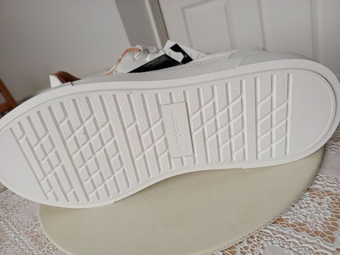 Genuine leather men's trainers