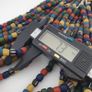 Antique African Style MultiColor Mix 7-8.5mm Glass Beads Necklace Strands Image 5