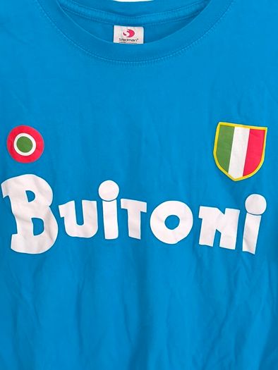 Rare maradona Napoli t shirt size XL