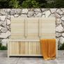 172 Litre Outdoor Storage Box, Wooden terrace Box Garden Storage Container, Natural Image 8