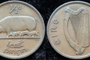 [#1062] - Ireland 1940 | Half Penny | 1/2d | Sow | KM.10