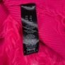 ASOS Hot Pink Fuchsia Ribbed Knit Mini Dress Feather Trim 10UK/38EU Image 4