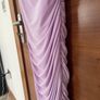 Purple ruffle bodycon midi dress Image 3