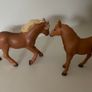 Schleich Pony Horse figures x 2 Chestnut Image 3