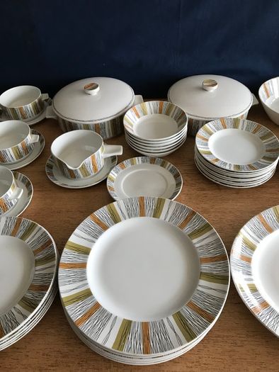 Vintage Retro Sienna Midwinter Dinner Plate