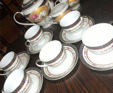 Beautiful fine bone china teaset