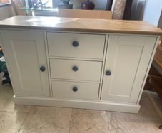 Magnificent Large White Sideboard - Dresser - Cabinet - Can Deliver