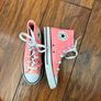 UK 1 pink sparkly converse high tops Image 2