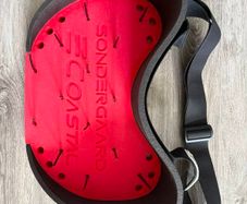 Sondergaard Coastal Stripping Basket black & red