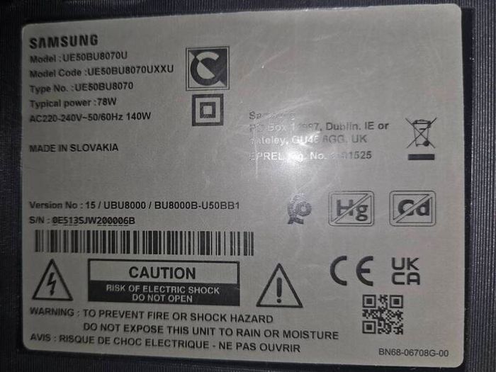 Samsung 1080p. Never used. 600new.