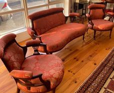 Edwardian sofa + chairs