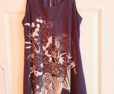 Navy summer dress, size 8