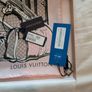 Louis Vuitton Rose Poudre Trunks Print Bandeau Scarf Image 4