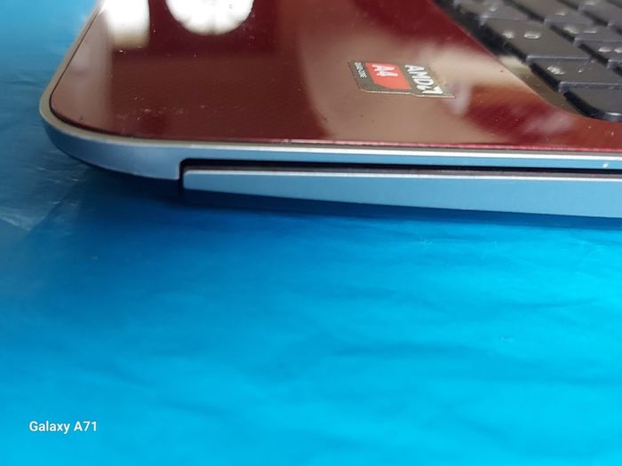 HP Pavillion, Red, AMD A4-5000 APU wiyj Radeo HD Graphics, 1.5GHz,  4GB Ram, 700GB HDD, Windows 10, Microsoft Edge, Chrome