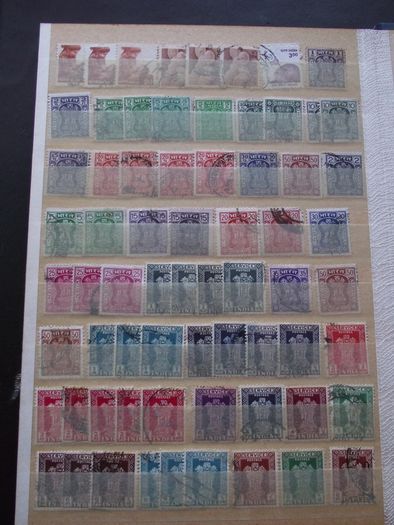 A nice collection of Stamps from India, presented in the album #7
