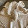 Grey Baby Towel with Elephant Hood - Perfect for Bath Time! Image 2