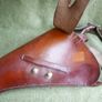 Vintage Original British WWI Officer Pattern 1914 Open Top Revolver Holster Image 4