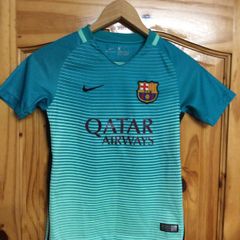 FC Barcelona. Official Nike Boys Girls Away Jersey.Age 8-10 Years. Collect In Dublin Or Receive Via Post.