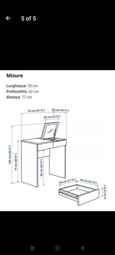 vanity table dressing