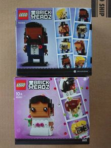 lego Groom & Bride Brickheadz