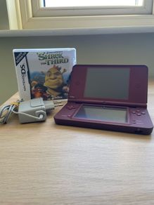 Nintendo DSi XL Wine Red Console Bundle