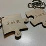 Custom Personalised Anniversary Wedding Gift Birthday Gift Wood laser engrave Image 5