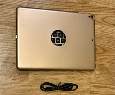 Gold iPad Keyboard Case Setup