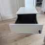 White Pedastel Desk Cabinet Image 2
