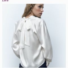 Zara  satin blouse