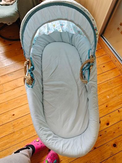 Baby Moses basket boy Blue