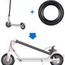 2Pcs Electric Scooter Tire 10 inch, Electric Scooter Replacement Wheels, Electric Scooter Inflatable Tire Tyre Outer Tube Balance Tire Scooter Replacement Parts Compatible for Xiaomi M365 PRO Image 2