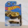 Hot Wheels Gold Batmobile Diecast Car Long Card  Brand New Sealed Image 2