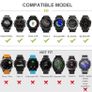 Luxury Silicone Band Strap For Garmin Fenix 3/3 HR/5X/6X/6X Pro Replacement Image 2