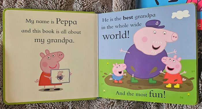Peppa's Super Noisy Sound Book + My Grandpa Board Book